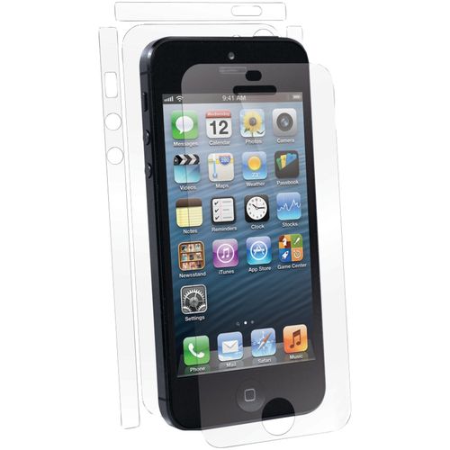 BODYGUARDZ BZ-UAI5-0912 iPhone(R) 5 UltraTough(R) Clear Skins Full Body Protection, 2pk