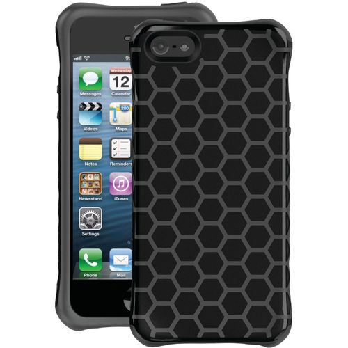 BALLISTIC AP1087-A025 iPhone(R) 5/5s Aspira Series Honeycomb Case (Black/Gray)