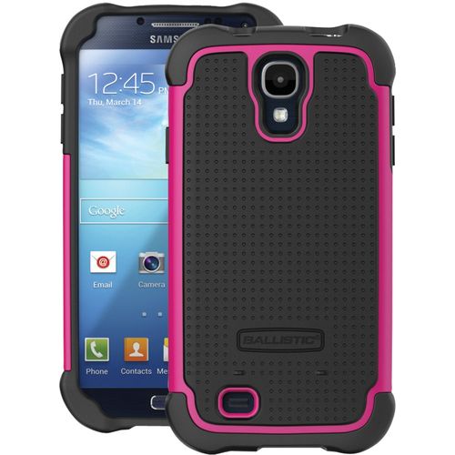 BALLISTIC SG1158-A195 Samsung(R) Galaxy S(R) IV SG Case (Black/Hot Pink)