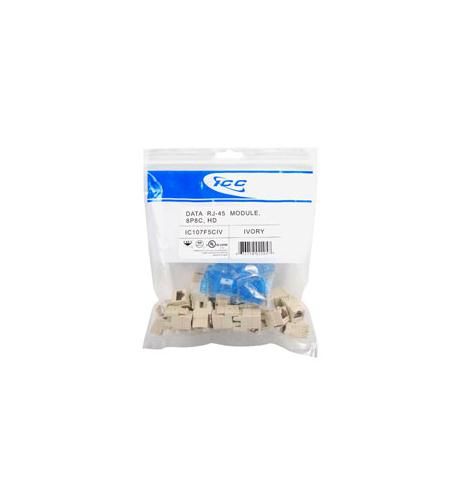 MODULE, CAT 5e, HD, 25 PK, IVORY