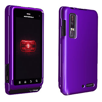 OEM Verizon Hard Snap-On Case for Motorola Droid 2 (Purple)