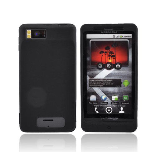 OEM Motorola Droid X Silicone Skin Case MOTDRDXSILB (Black)