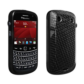 OEM Verizon High Gloss Silicone Cover Case for BlackBerry Bold 9900/9930 (Black)