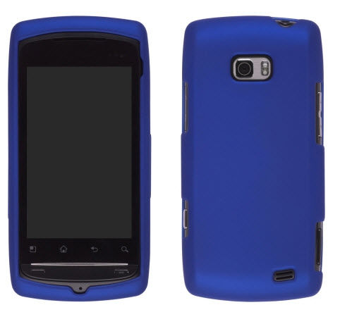 Wireless Solutions Soft Touch Snap-On Case for LG Apex US740, Axis AS740 (Blue)