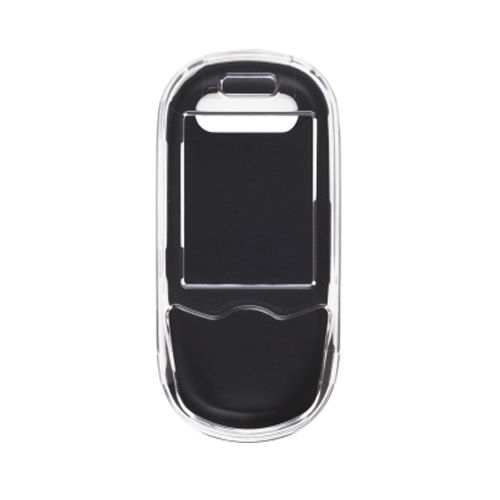 Two piece Hybrid Snap-On Case for Samsung SGH-T249 (Clear / Black)