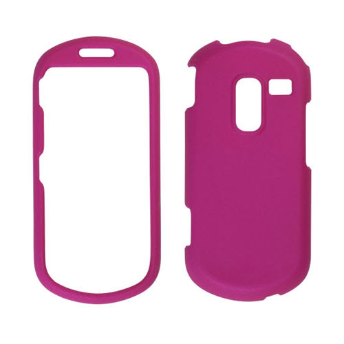 Wireless Solutions Soft Touch Snap-On Case for Samsung Profile R580 (Hot Pink)