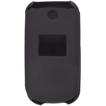 Two Piece Soft Touch Snap-On Case for LG 230, LG230 - Black