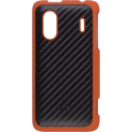 HTC Hard Shell Case for HERO S and EVO Design 4G - Black/Orange