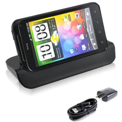 OEM HTC DROID Incredible 2 ADR6350 Desktop Cradle Charger HTC6350DTC (Black)