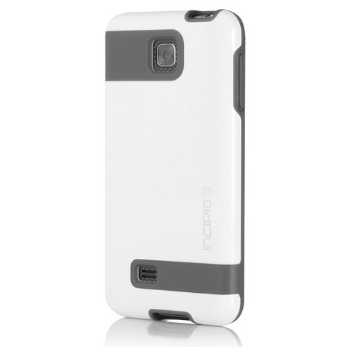 Incipio Faxion Slim Flexible Hard-Shell Case for LG Escape - White/Gray