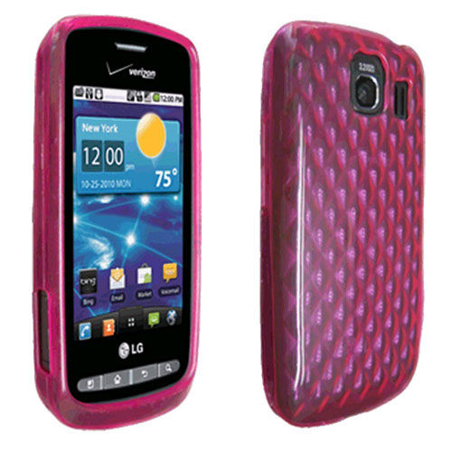 OEM Verizon LG Vortex VS660 High Gloss Silicone Case (Pink)