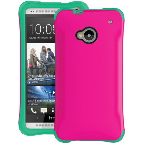 BALLISTIC AP1132-A035 HTC(R)One(TM) Aspira Series Case (Mint Green/Srawberry Pink)