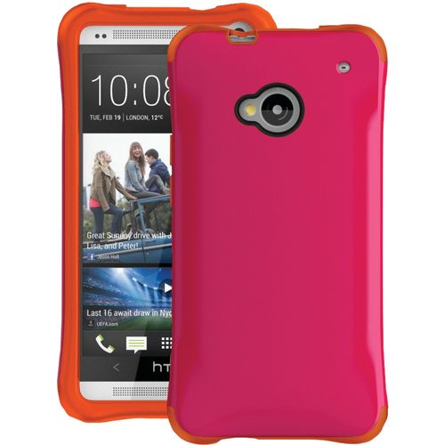 BALLISTIC AP1132-A105 HTC(R)One(TM) Aspira Series Case (Hot Pink/Tangerine)