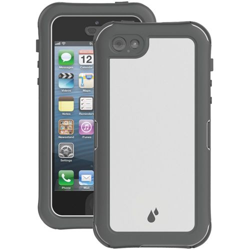 BALLISTIC HY1026-A245 iPhone(R) 5/5s Hydra Series Waterproof Case with Holster (White/Charcoal)