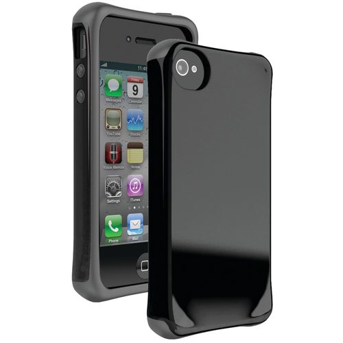 BALLISTIC AP1123-A025 iPhone(R) 4/4S Aspira Series Case (Black/Charcoal)