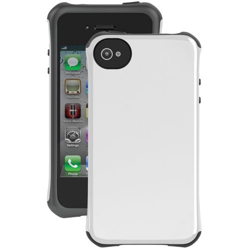 BALLISTIC AP1123-A135 iPhone(R) 4/4S Aspira Series Case (White/Charcoal)