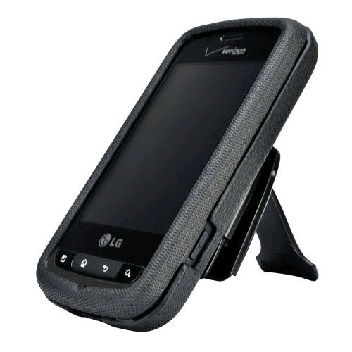 Body Glove Flex Snap-on Case for LG Enlighten VS700 with Clip Stand - Black