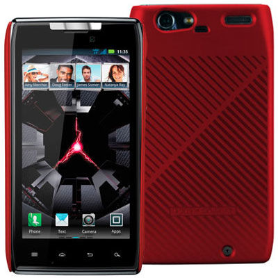 Body Glove Fade Snap-On Case for Motorola Droid RAZR XT910 (Red/Black Striped)