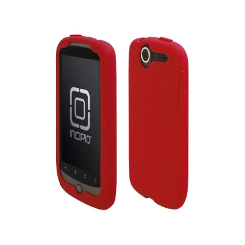 Incipio dermaSHOT Silicone Case for HTC Google Nexus One - Deep Red