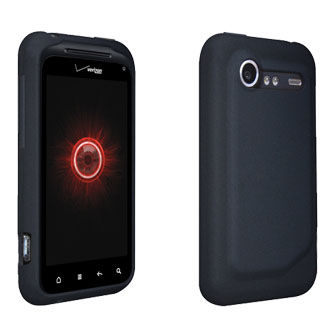 OEM Verizon Silicone Cover Case for HTC DROID Incredible 2 ADR6350 (Black)