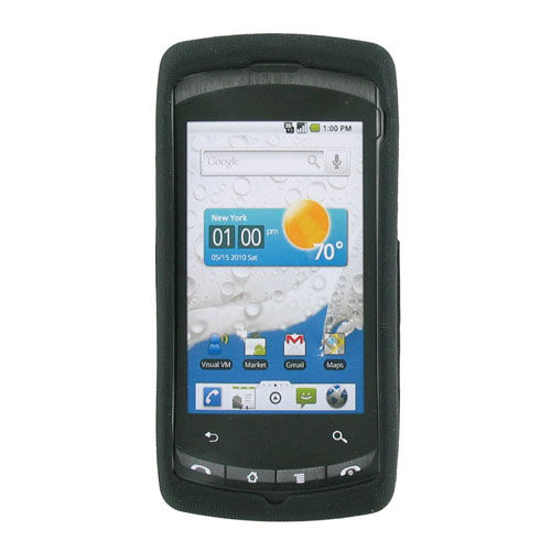 OEM Verizon LG Ally VS740 Snap-On Gel Case (Textured Black)