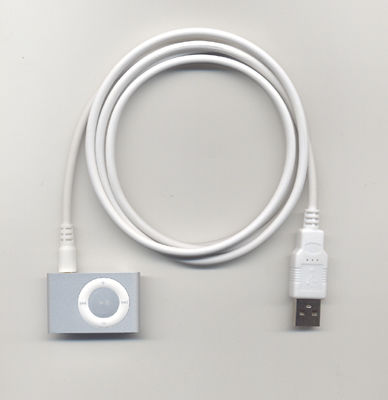 3.5mm to USB Sync & Charge Cable for iPod Shuffle 2nd 3rd Generation