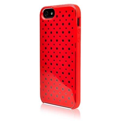 Forge iPhone 5 Clear Red