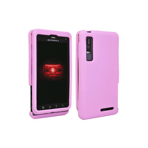 OEM Verizon Snap-On Silicone Cover Case for Motorola Droid 3 (Pink)