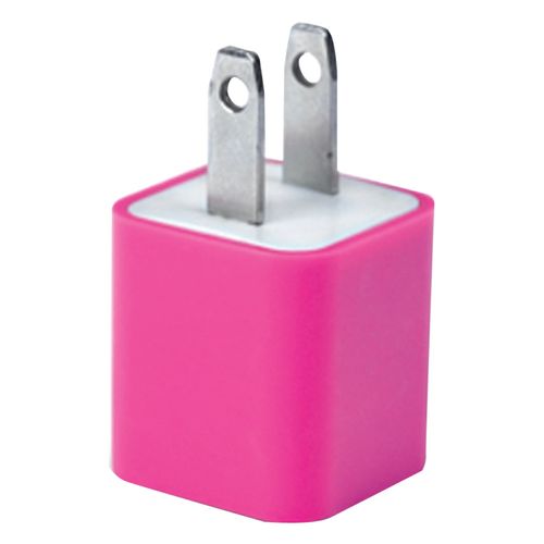 IESSENTIALS IE-ACPUSB-PK iPhone(R)/iPod(R)/Smartphone USB Home Charger (Pink)