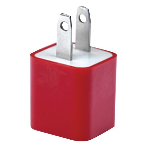 IESSENTIALS IE-ACPUSB-RD iPhone(R)/iPod(R)/Smartphone USB Home Charger (Red)