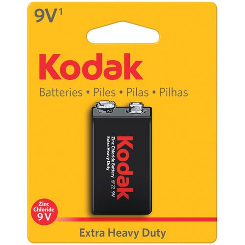 KODAK K9VHZ-1 30635401 Extra Heavy-Duty Carbon Zinc Batteries (9V; 1 pk)