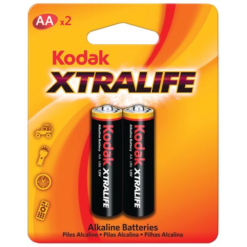 KODAK KAA-2 30007796 Xtralife(TM) Alkaline Batteries (AA; 2 pk)