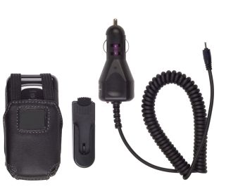 Bundle Leather Case & Car Charger for Nokia 6085 6086