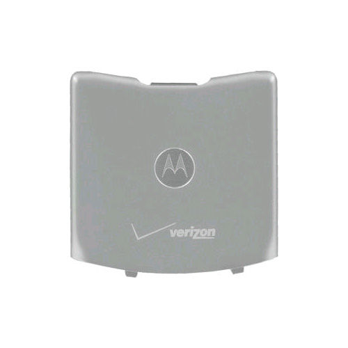 OEM Motorola RAZR V3m Standard Battery Door / Cover - Silver