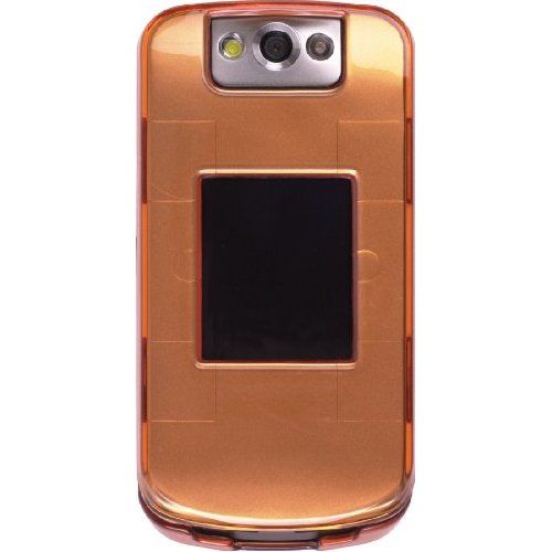 Wireless Solutions Metallics Case for BlackBerry Pearl Flip 8230 - Tangerine