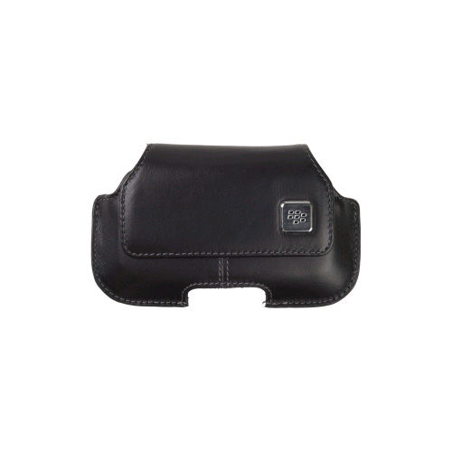 OEM Blackberry 9500 Thunder, 9530 Storm Leather Horizontal Holster - Black