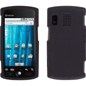 Sprint Smooth Silicone Gel Skin Case for Sanyo SCP-8600, Kyocera Zio M6000 - Black