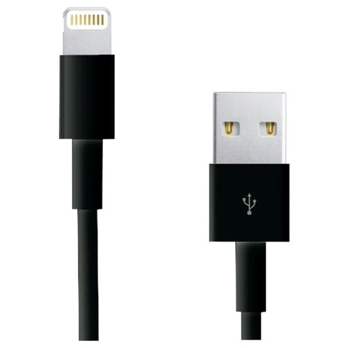 RCA AH750BR Lightning(TM)-to-USB Cable, 3ft (Black)