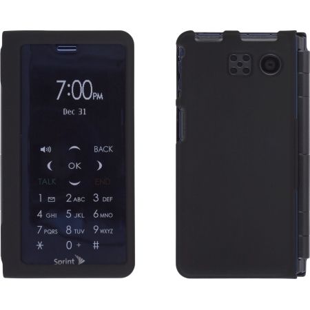 Sprint Two piece Soft Touch Snap-On Case for Sanyo Innuendo SCP-6780 - Black