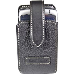 Dooney & Bourke Universal Fashion Case for Medium Sized Phones (34-2072-01-RS) - Black Leather