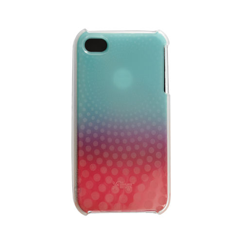 AT&T iFrogz Swerve Case for Apple iPhone 4 - Blue & Pink