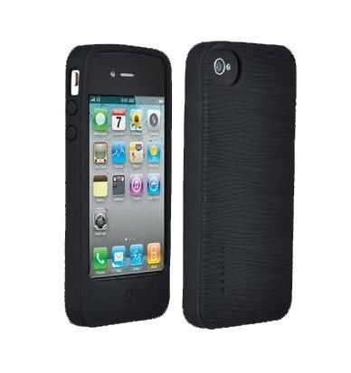 Belkin Apple iPhone 4 Groove Silicone Cover - Black