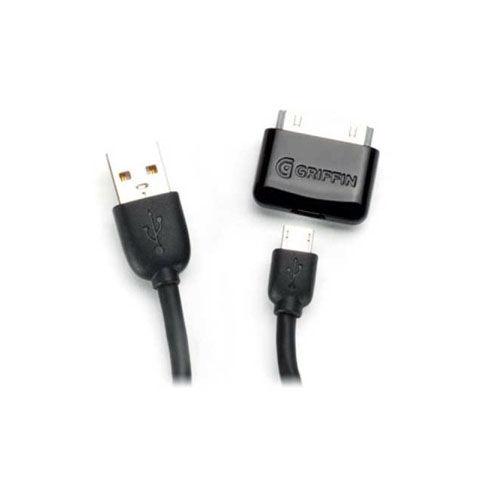 Griffin GC17117 Charge/Sync Cable Kit for Smartphones, iPhone, iPod, or iPad