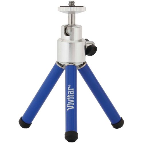 VIVITAR VIV-MPT-100BLU 6"" Table Tripod (Blue)