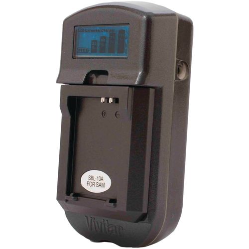 VIVITAR VIV-SC-3100-N LCD Battery Charger for Nikon(R) Batteries (Black)