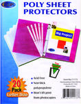 Sheet Protectors - 20 ct. - 9"" x 11"" Case Pack 72