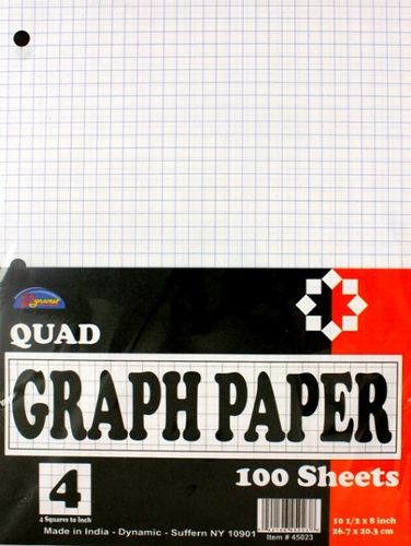 Graph Paper 100 Sheets Case Pack 48