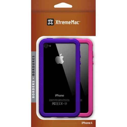 XtremeMac Borders Pink/Purple iPhone4 Case