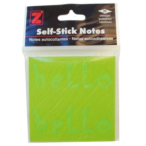 Sticky Notes - Self Repositionable Notes - Hello Case Pack 96