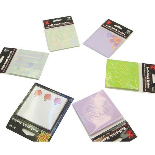 Sticky Notes-Self Repositionable Notes - Assorted Case Pack 96